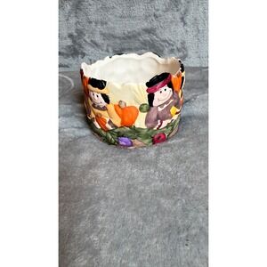 Candle Holder Unisex OS Multicolor Excellent Thanksgiving Harvest